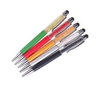 NUOBESTY 5 Piezas Lápiz Táctil de Cristal con Tinta Stylus Capacitivo para Pantallas Táctiles de Tablets y Laptops Portátil y Multifuncional