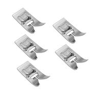 NUOBESTY 5 piezas Prensatelas Metálicos para Máquina de Coser Eléctrica Accesorios Multifunción para Costura Compatibles con Máquinas Domésticas Profesionales