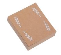 NUOBESTY 50 Tarjetas Rústicas de Papel Kraft para Bodas, Fáciles de Usar y Escribir, Ideales para Ceremonias al Aire Libre y Cenas Elegantes