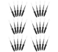 NUOBESTY 50 Unidades de Cepillos Micro para Cejas y Pestañas con Tapa Pequeñas Aplicadores de Rímel para Extensiones y Laminación Ideales para Maquillaje Casa y Viajes