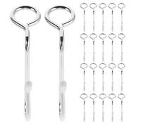 NUOBESTY 50 Unidades Gancho de Extensión para Ropa de Acero Inoxidable Plata Compatibilidad y Solución para Organizar Ropa en Dormitorio o Armario