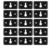 NUOBESTY 50 Unidades Soporte para Altavoz Colgante de Pared Gancho para Altavoces Envolventes Soporte Resistente para Altavoces de Audio y Cajas Acústicas Adecuado para Montaje en Pared