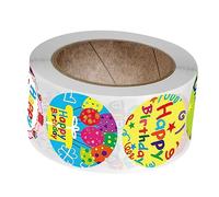 NUOBESTY 500 Piezas de Pegatinas de Sellado Circulares con Forma de Heno Rollo de Pegatinas Creativas para Tarjetas Material de Fácil de Aplicar