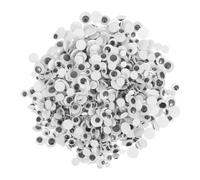NUOBESTY 500 piezas Ojos Móviles Plásticos Adhesivos Redondos para Manualidades Scrapbooking Juguetes DIY Decoración