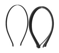 NUOBESTY 50piezas Aros Lisos De Acero Inoxidable Diy Para Manualidades Aros De Hair Accessories Tocados Para Mujeres