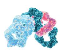 NUOBESTY 5piezas Diadema Lentejuelas Banda Pelo Creativa Liga Elástica Pelo Lentejuelas Fluorescentes para Navidad Bandas un Paquete para Fiestas y Celebraciones