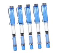 NUOBESTY 5piezas Pluma Estilográfica De Pincel Recargable Con Punta Suave Flexible Para Caligrafía Pintura Sumi y Lettering Para Escritura Creativa y Arte