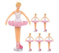 NUOBESTY 6 Bailarinas para Caja de Música, Bailarinas de Ballet Giratorias, Figuras en Miniatura para Decoración de Tartas de Fiesta Y Decoración del Hogar, 2 Pulgadas