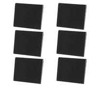 NUOBESTY 6 Burletes Autoadhesivos Ligeros Fácil Instalación para Esquinas de Puertas Exteriores en Negro Sellos de Esquina de Puerta Paquete de 6 Unidades
