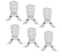 NUOBESTY 6 Ganchos Metálicos de Acero Inoxidable 20Mm para Colgar Bolsos y Ropa Perchas Dobles Resistentes para Piscina y Mochila Set de 6 Piezas para Uso Baño y Exterior