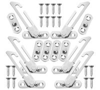 NUOBESTY 6 Limitadores de Ventana de Acero Inoxidable para Ventanas Abatibles, Dispositivo de Control para El Hogar Y La Oficina.