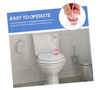 NUOBESTY 6 piezas Asas Adhesivas para Tapa de Inodoro Elevadores de Asiento para Baño Accesorios Ligeros y Fáciles de Instalar Diseño Cómodo para Hogar y Oficina