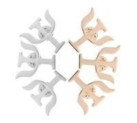 NUOBESTY 6 Piezas Broche de Psicología para Mujer en Aleación Dorada y Plateada, Diseño Vintage Único, Fácil de Usar y Versátil para Prendas y Chales en Cumpleaños