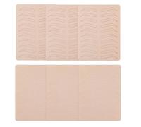 NUOBESTY 6 Piezas de Material de Goma Beige para Practicar Tatuajes Textura Similar a Epidermis, Gruesa y Resistente para Entrenamiento Profesional