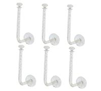 NUOBESTY 6 piezas Ganchos Colgantes Grandes para Almacenamiento de Coleteros y Diademas Organizador Práctico para Accesorios de Cabello para Exhibir y Ordenados Aros y Ligas Habitaciones