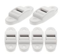 NUOBESTY 6 Piezas Guía de Correa para Persianas con de Plástico Accesorio Compacto y Ligero para Reducción de Fricción y Protección de Cintas Ventanas de Aluminio
