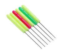 NUOBESTY 6 Piezas Herramientas de Modelado y Decoración para Tartas Agujas Ranuradas para Quilling Papel Trazadoras y Punzones de Plástico Color Aleatorio Durables y