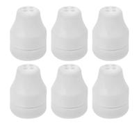 NUOBESTY 6 Piezas Perillas de Cordón para Persianas de Plástico Blanco con Diseño Cilíndrico, Agarre Cómodo y Alta Compatibilidad para Cortinas Romanas y Persianas Modernas