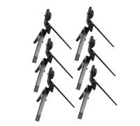 NUOBESTY 6 Piezas Soporte para Teléfono Móvil Pequeño Trípode De Cámara Trípode para Tableta Soporte De Teléfono Plegable Estabilizador De Telefono Mini Stand De Cámaras Black Abs