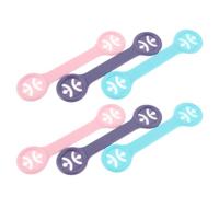 NUOBESTY 6 Pinzas Ajustables para Baberos de Plástico para Recién Nacidos, Estables y Confiables, Ideales para Uso en Casa y Viajes