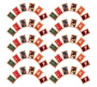 NUOBESTY 60 Piezas Mini Vintage Resin Photo Frames For Dollhouse Crafting Supplies Christmas Ornaments Tiny Durable Frames For DIY Micro Scene Decoration