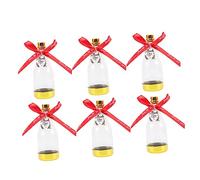 NUOBESTY 6piezas Caja de Dulces Forma Botella Champán para Bodas Fiesta Color Rojo para Regalos de Boda Dulces Contenedores de Fiesta