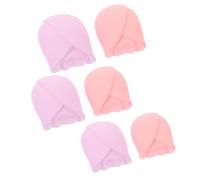 NUOBESTY 6piezas Estuche de Silicona para Brochas de Maquillaje Fundas Protectoras Antideslizantes para Viajeros y Uso Diario Casa