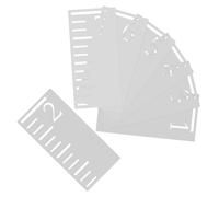 NUOBESTY 7 Piezas Tabla De Crecimiento Plantilla De Escala De Altura Regla De Crecimiento De Los Niños Plantilla De Regla Para Niños De Escala De Gráfico El Plastico