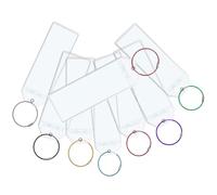 NUOBESTY 8 Etiquetas de Equipaje Varios estilos de Pvc Diseño Portátil y Conector de Acero Inoxidable Identificadores Ligeros para Uso en Viajes para Maletas Varios estilos