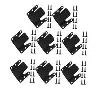 NUOBESTY 8 Piezas Conectores Metálicos Ocultos para Muebles con Tornillos Clips Modulares para Sofá Seccional Fijadores Invisibles para Salas y