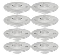 NUOBESTY 8 Piezas de Rodamiento de Bolas para Transferencia Bola de Acero Giratoria Rueda de Acero al Carbono Unidades de Transferencia para Maquinaria Industrial y Sistemas de Transporte