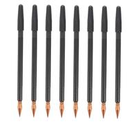 NUOBESTY 8 Piezas Kit de Herramientas de Pintura para Estilógrafos y Pinceles de Dibujo Diseño Ergonómico y Funcionalidad Dual para Técnicas Artísticas