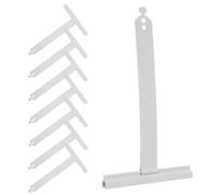 NUOBESTY 8 Piezas Piezas de Reparación de Cortinas Enrollables, Conector de Listones de Acero Inoxidable Blanco, para Reparación de Persianas de Seguridad y Ventana, Instalación Rápida
