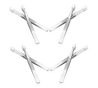 NUOBESTY 8 Piezas Pinzas para Sellos Inoxidable Herramientas Filatélicas de Precisión para Coleccionistas y Aficionados Resistentes y Duraderas para Manualidades y Joyería