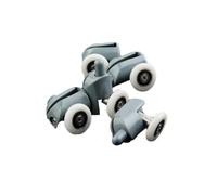 NUOBESTY 8 piezas Ruedas Mampara Ducha Rodamientos para Puertas Correderas de Baño Repuesto para Mamparas y Cabinas de Ducha Instalación Fácil y Movimiento Suave