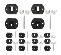 NUOBESTY 8juegos Conector de Sofá Estilo Pin Hardware para Conectar Sofás Sectionales Soporte para Muebles de Salón por Paquete Material Resistente Fácil Instalación Cama