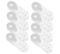 NUOBESTY 8piezas Manijas Ajustables para Cortinas con Pesas Ganchos Multifuncionales para Varillas De Persianas Accesorios De Repuesto para Estores Diseño Elegante para Decoración del Hogar