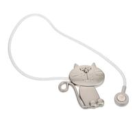 NUOBESTY Abrazadera Magnética para Cortinas con Diseño de Gato Sujeta Cortinas Delgadas sin Perforación para Salón Dormitorio Cocina y Balcón Fácil Ajuste y Fuerte Sujeción Decorativa