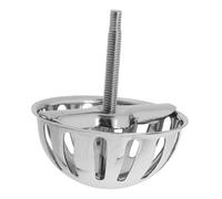 NUOBESTY Accesorio Práctico Instalación Fácil y Prevención de Salpicaduras Tapón de Colador en Acero Inoxidable Plata para Urinario de Baño para Baño Masculino