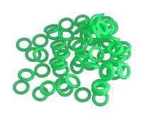 NUOBESTY Accesorios para Tiendas 100 Piezas Anillos de para Piquetas de Camping Verde Luminoso