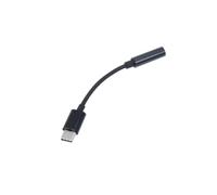 NUOBESTY Adaptador De Audio Tipo c a 3,5 Mm para Auriculares USB-c, Cable Negro Compacto, Conector Reversible, Compatible Dispositivos USB 3.1, Adecuado para Uso Diario y Portable