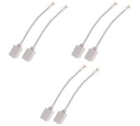 NUOBESTY Adaptador Ethernet Estable Para Teléfonos Y Faxes Compatible Con Redes Ethernet De Sonido Óptima 2 Piezas X 3