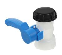 NUOBESTY Adaptador para Válvula de Tanque Ibc de 1000 L Conexión Dn40 y Diámetro de Entrada 62mm, Accesorio Manual de Pe para Control de Salida en Contenedores Color Aleatorio
