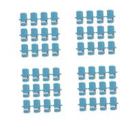 NUOBESTY Adaptadores De Conector De Acopladores Flange Para Comunicación Bajo Pérdida De Inserción Uso Comercial Seguridad 12 Piezas X 4