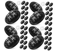 NUOBESTY Adhesivas Mini Giratorias Muebles Y Almacenamiento Autoadhesivas Silenciosas Cubos De Basura Y Electrodomésticos Pequeños 12 Piezas X 4