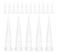 NUOBESTY Agujas Dispensadoras de Laboratorio 27g Transparentes, Puntas Cónicas de Precisión para Adhesivo y Gel, 30 Unidades, Aplicador Desechable para Líquidos y Aceite en Tareas