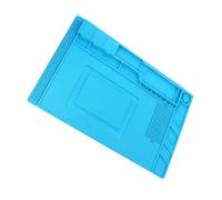 NUOBESTY Alfombrilla Para Piezas Pequeñas Estera De Soldadura Mini Taladro Pestaña De Soldadura Electrónica Kit De Soldadura Electrónico Estera Magnética Destornillador Portátil Blue