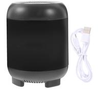 NUOBESTY Altavoz Inalámbrico Control de Voz Inteligente, Batería Recargable de 1200mah, Graves Profundos, Diseño Cilíndrico Abs para Uso en Casa, Edición Básica Color Negro