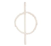 NUOBESTY Alzapaños para Cortinas de Algodón Tejido a Mano, Cuerda Decorativa Bohemia, Abrazadera Redonda de 1 Juego, Accesorio para Sujeción y Decoración de Cortinas en Hogar