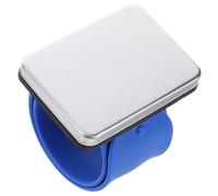 NUOBESTY Anillo Muñeca Soporte Cuadrado Alfileteros Imanes Cuadrados Soporte Para Horquillas Alfiletero De Costura Montar Pulsera Acero Inoxidable